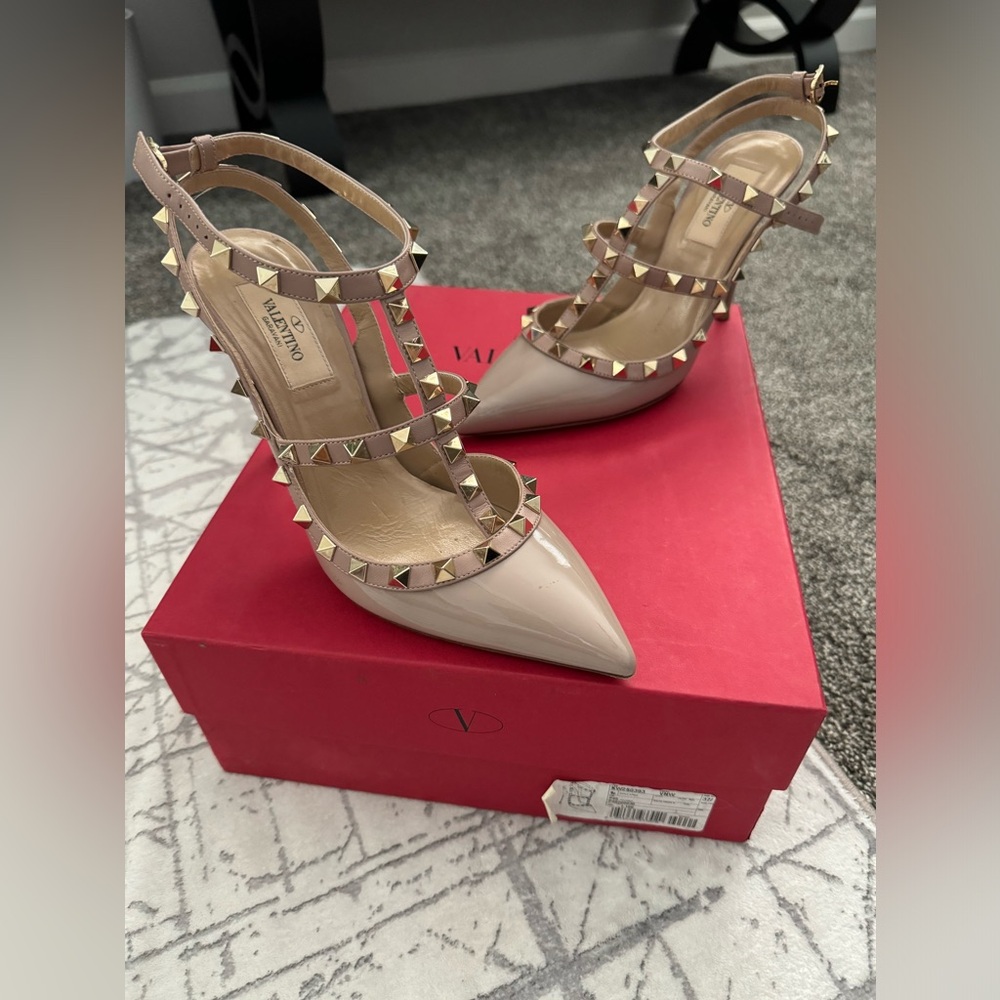 Valentino Stud Heels size 7.5 in great condition.